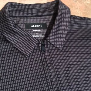 Alfani Shirts - Alfani Men’s Zip Down Polo Alfani Shirts - Alfani Men’s Zip Down Polo